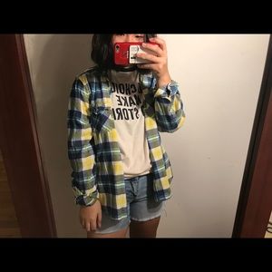 Blue and Yellow Flannel